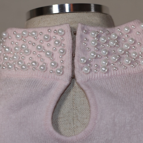 Mercer Street Studio 2 Pc. Pink Beaded Sweater - Picture 5 of 15